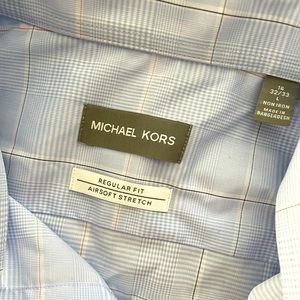 Michael Kors Mens Dress Shirt 16 neck 32/33 Long